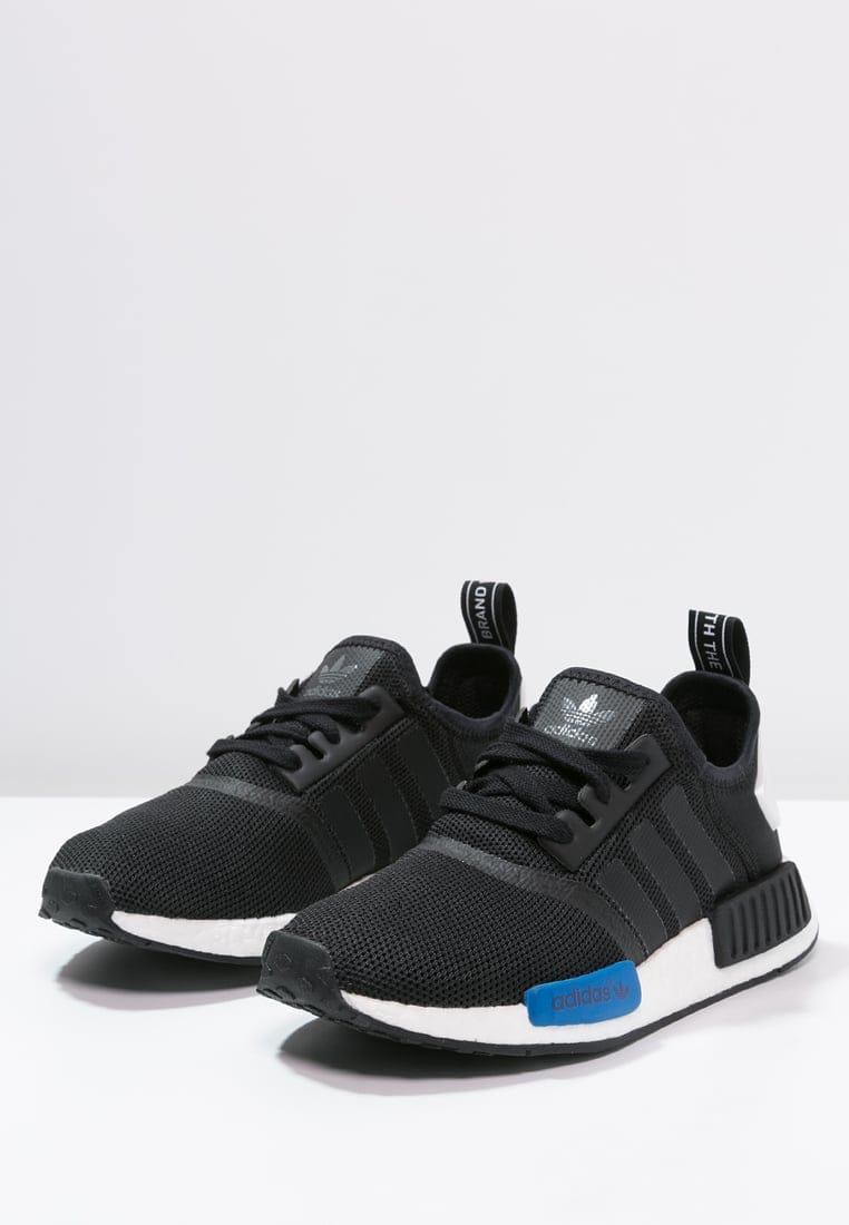 adidas NMD RUNNER 'core black-white' — UK 3.5 | EU 36 | US 4 — Side View