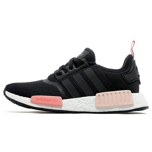 Adidas NMD_R1 Runner W Core Black-Peach Pink — UK 3.5 | EU 36 | US 4 — Front View