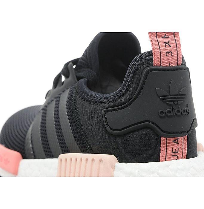 Adidas NMD_R1 Runner W Core Black-Peach Pink — UK 3.5 | EU 36 | US 4 — Top View