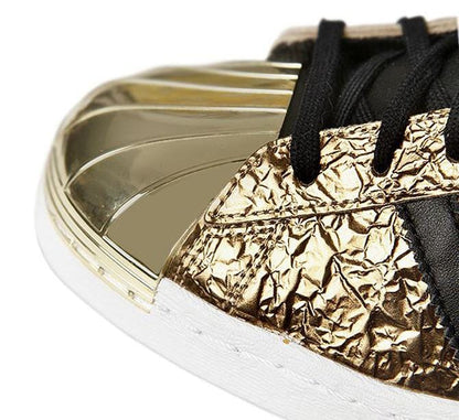 adidas Originals Superstar 80s Metal Gold — UK 3.5 | EU 36 | US 4 — Lifestyle View