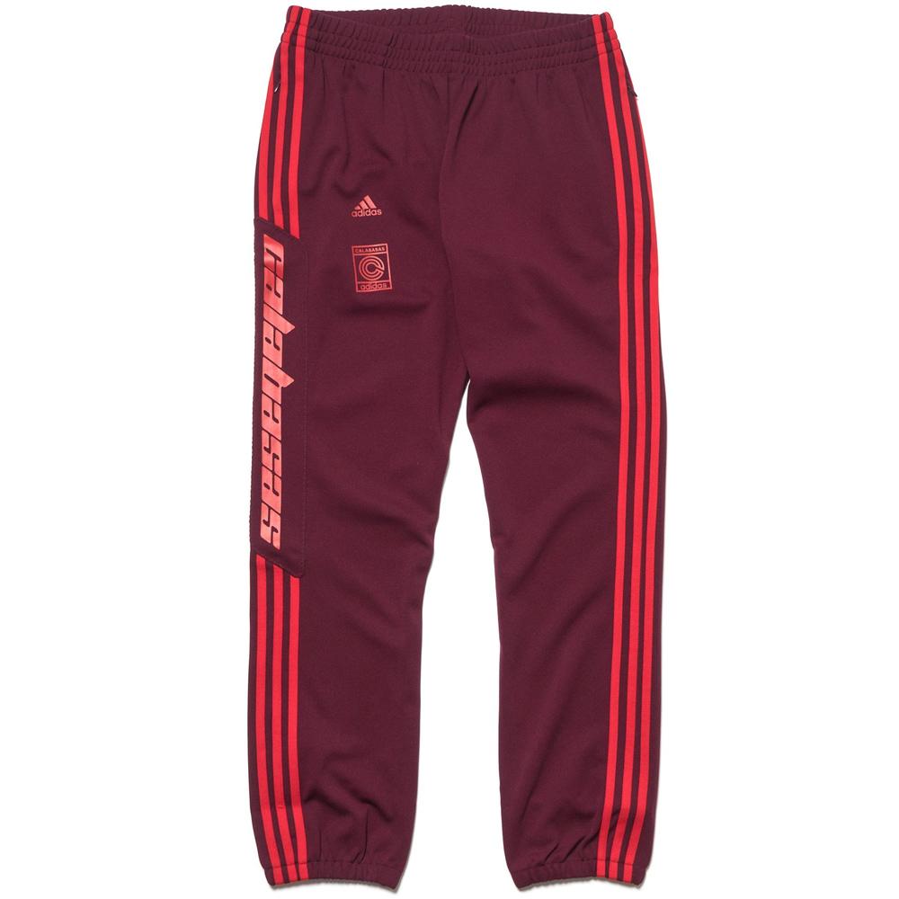 Adidas Yeezy Calabasas Track Pant "Maroon" — XXS — Lifestyle View
