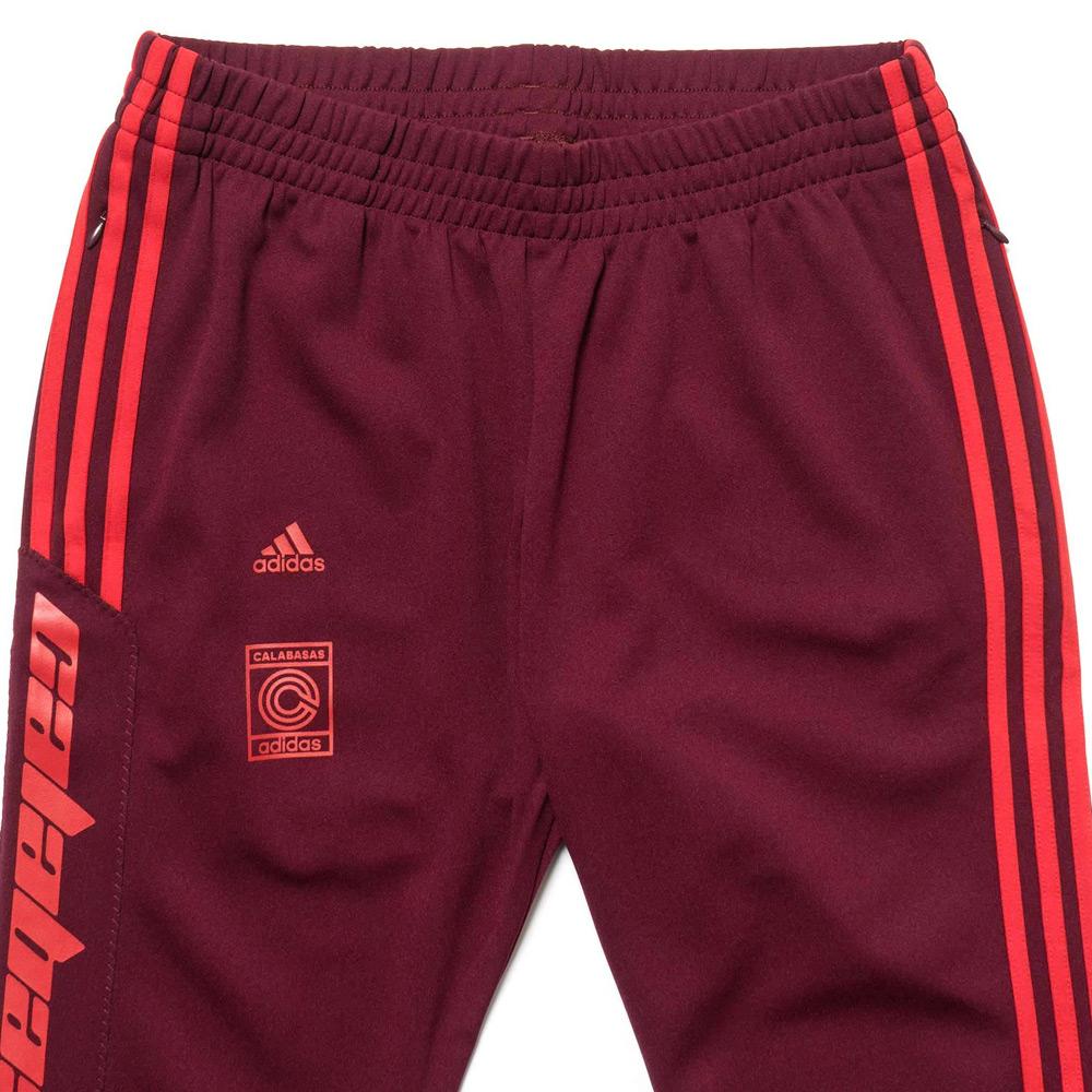 Adidas Yeezy Calabasas Track Pant "Maroon" — XXS — Back View