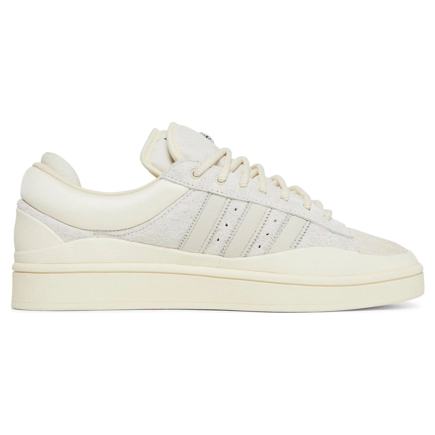 Adidas Campus Moon x Bad Bunny 'Cloud White' — UK 3.5 | EU 36 | US 4 — Back View