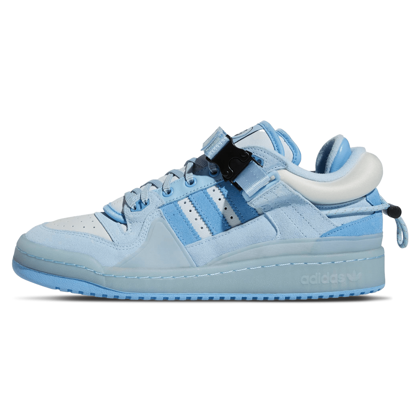 Bad Bunny x adidas Forum Buckle Low 'Blue Tint' — UK 3.5 | EU 36 | US 4 — Front View