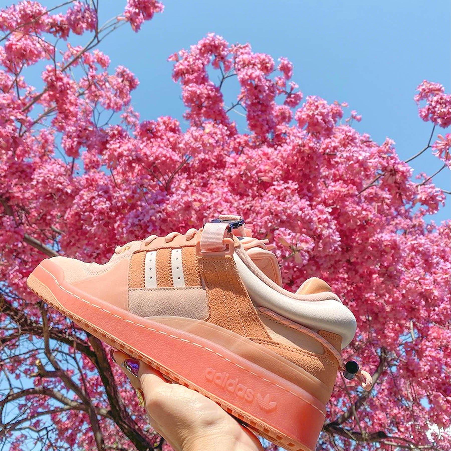 Bad Bunny x adidas Forum Buckle Low ‘Easter Egg’ — UK 3.5 | EU 36 | US 4 — Lifestyle View