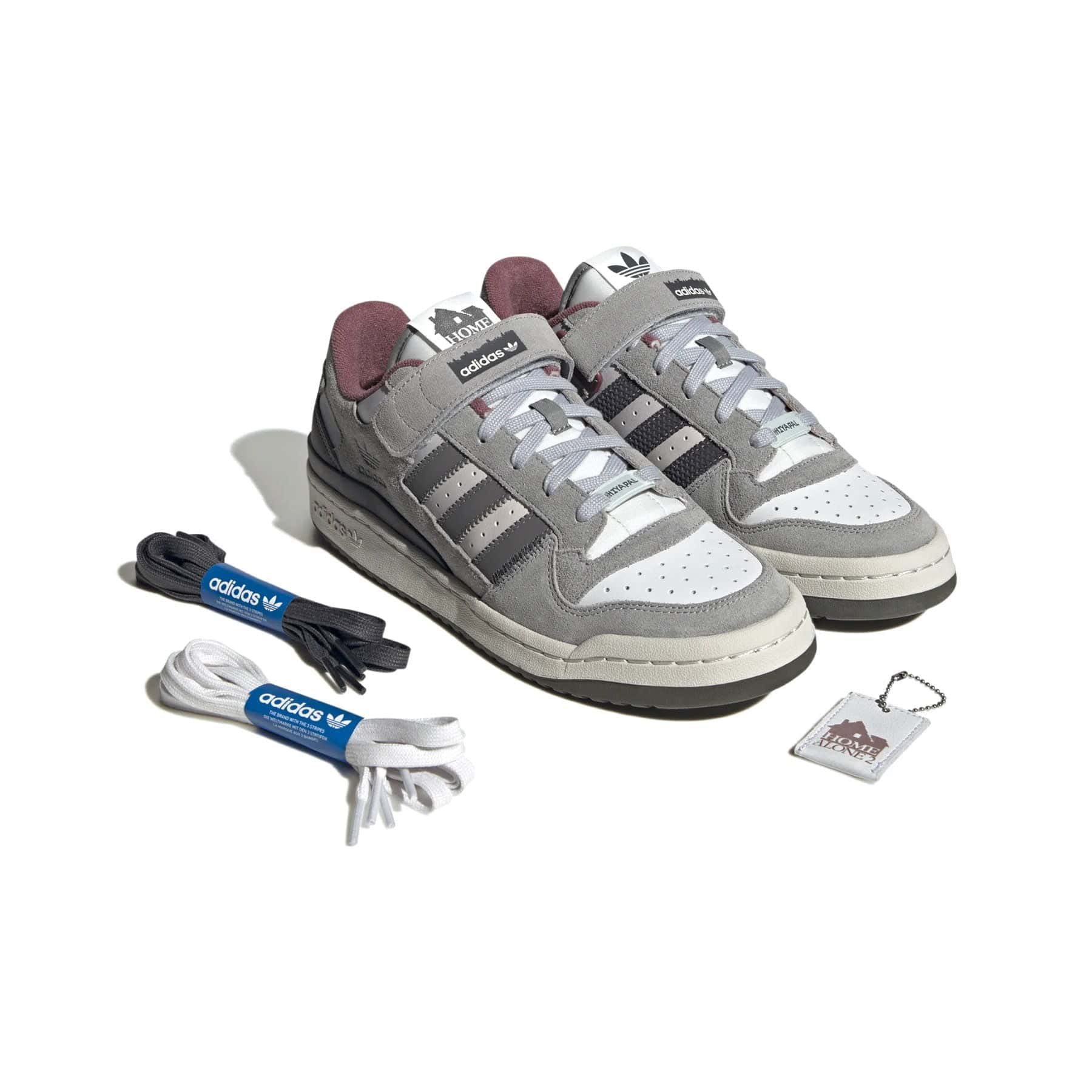 Home Alone 2 x adidas Forum 84 Low 'Pigeon Lady' — UK 3.5 | EU 36 | US 4 — Side View