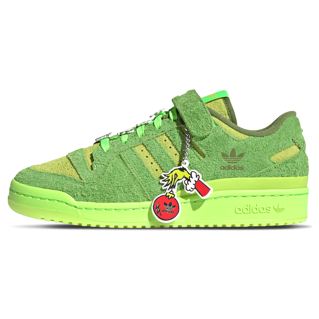 Dr. Seuss x adidas Forum Low 'Grinch' — UK 3.5 | EU 36 | US 4 — Front View