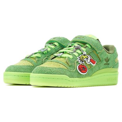 Dr. Seuss x adidas Forum Low 'Grinch' — UK 3.5 | EU 36 | US 4 — Side View
