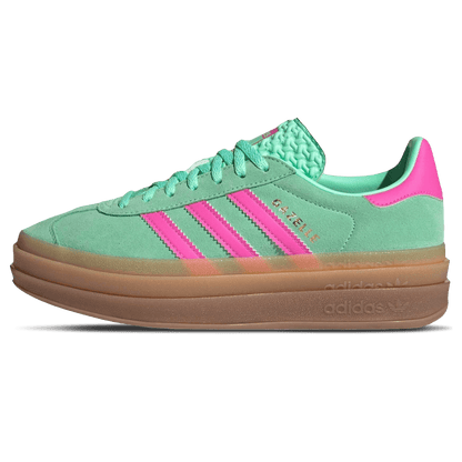 Adidas Gazelle Bold Wmns 'Pulse Mint Screaming Pink' — UK 3.5 | EU 36 | US 4 — Front View