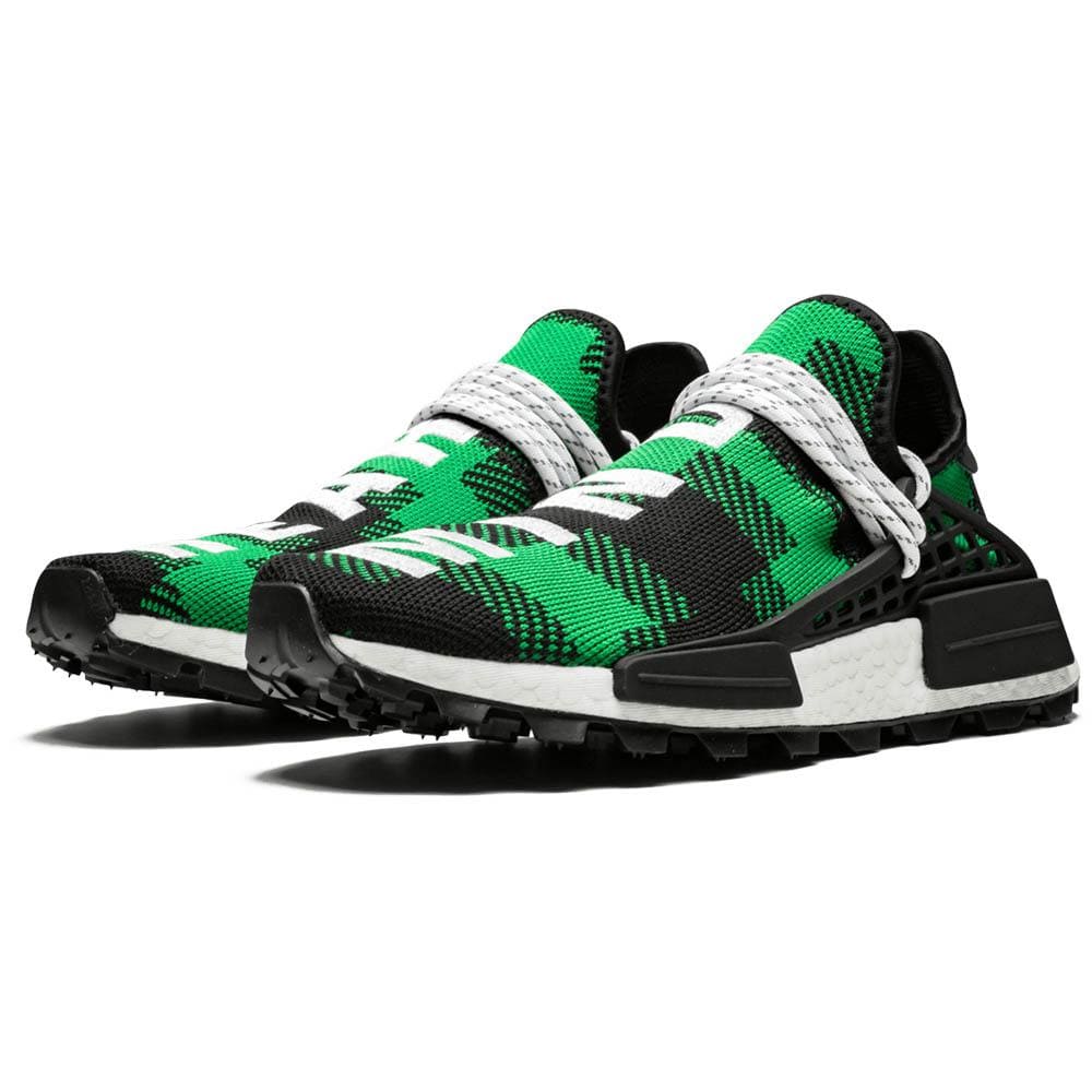 Pharrell x Billionaire Boys Club x NMD Human Race Trail 'Green Plaid' — 3 UK | 35.5 EU — Side View