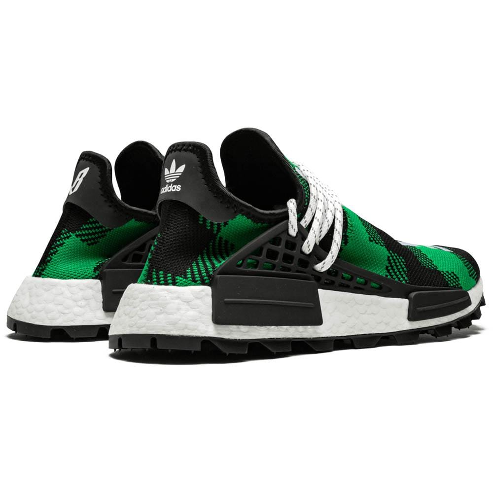 Pharrell x Billionaire Boys Club x NMD Human Race Trail 'Green Plaid' — 3 UK | 35.5 EU — Back View