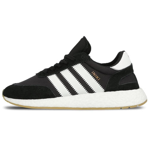 adidas Iniki Runner Core Black-Gum — UK 3.5 | EU 36 | US 4 — Front View