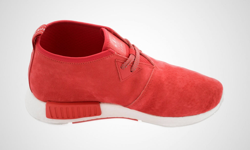 ADIDAS ORIGINALS NMD C1 CHUKKA BOOST (RED - WHITE) — UK 3.5 | EU 36 | US 4 — Lifestyle View