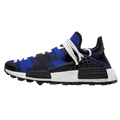 Pharrell x Billionaire Boys Club x NMD Human Race Trail 'Blue Plaid' — UK 3.5 | EU 36 | US 4 — Front View