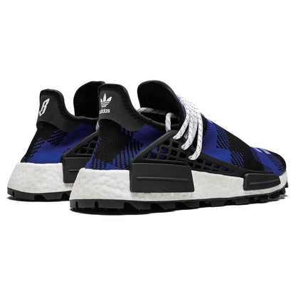 Pharrell x Billionaire Boys Club x NMD Human Race Trail 'Blue Plaid' — UK 3.5 | EU 36 | US 4 — Side View
