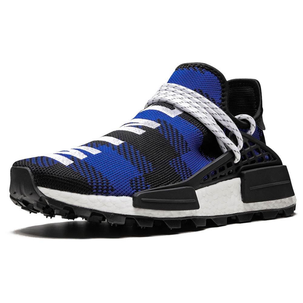 Pharrell x Billionaire Boys Club x NMD Human Race Trail 'Blue Plaid' — UK 3.5 | EU 36 | US 4 — Top View