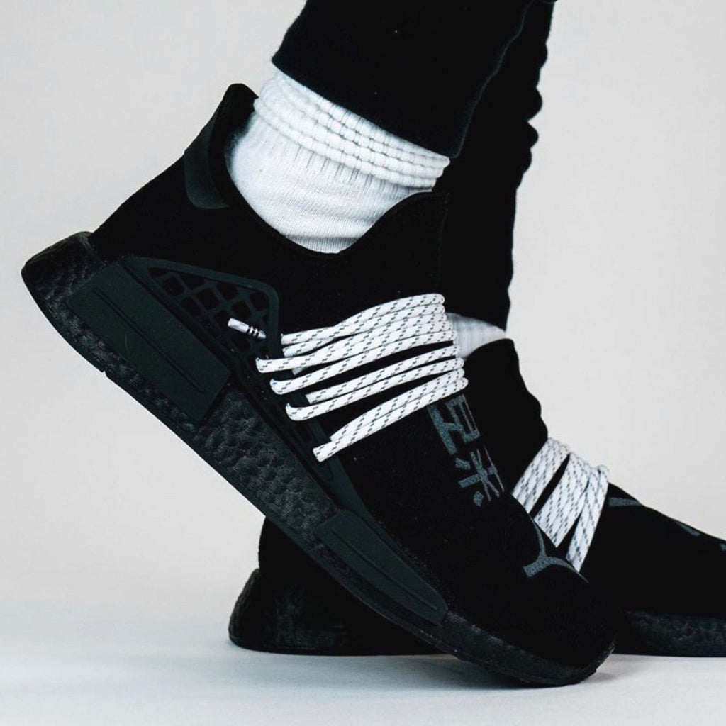 Pharrell x adidas NMD Human Race ‘Black’ — UK 3.5 | EU 36 | US 4 — Lifestyle View