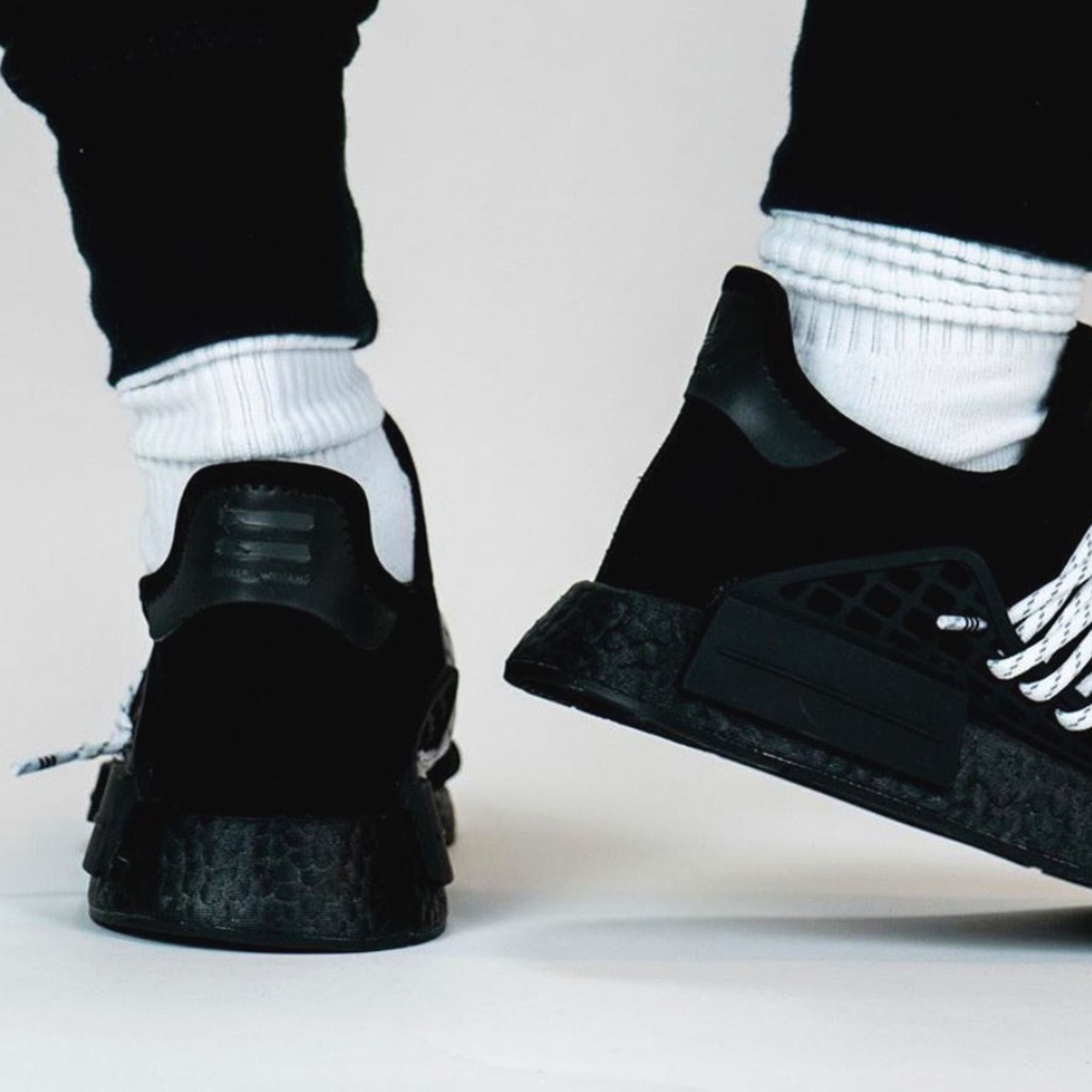 Pharrell x adidas NMD Human Race ‘Black’ — UK 3.5 | EU 36 | US 4 — Alternate View 8