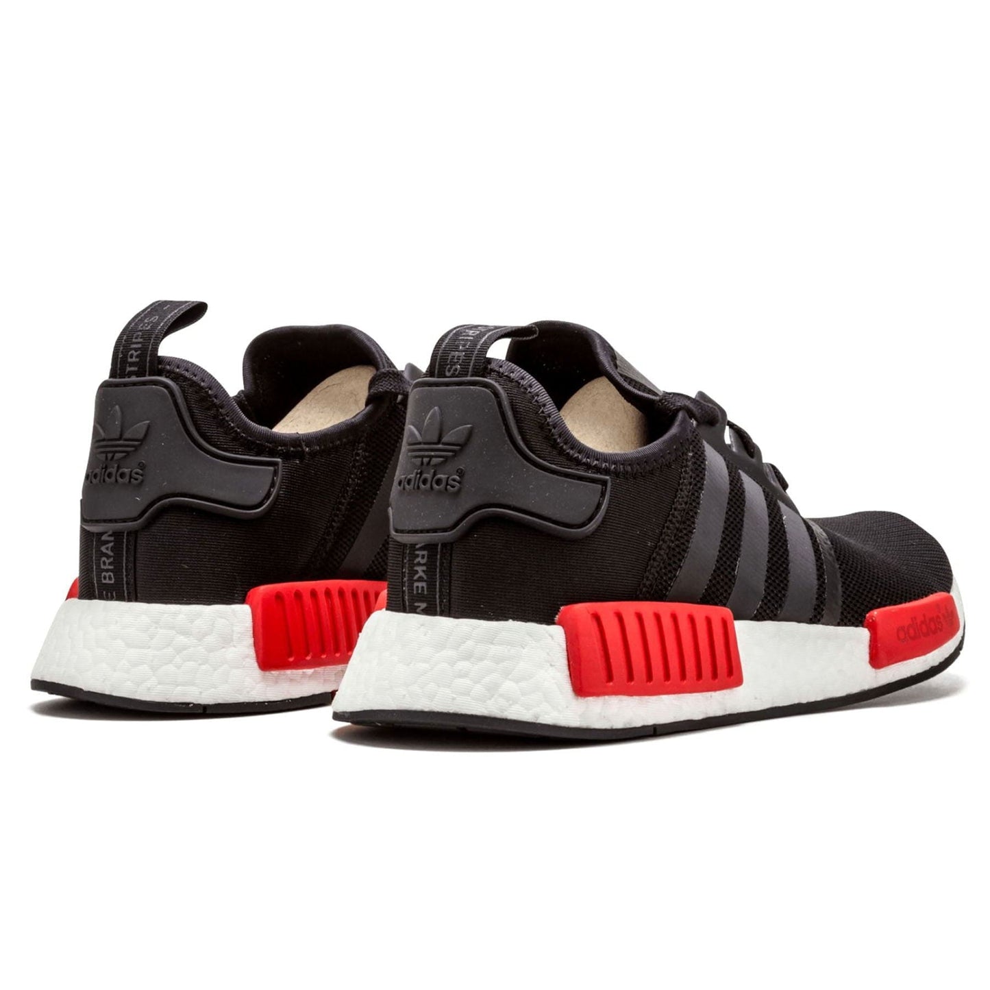 Adidas NMD_R1 'Bred' — UK 3.5 | EU 36 | US 4 — Back View