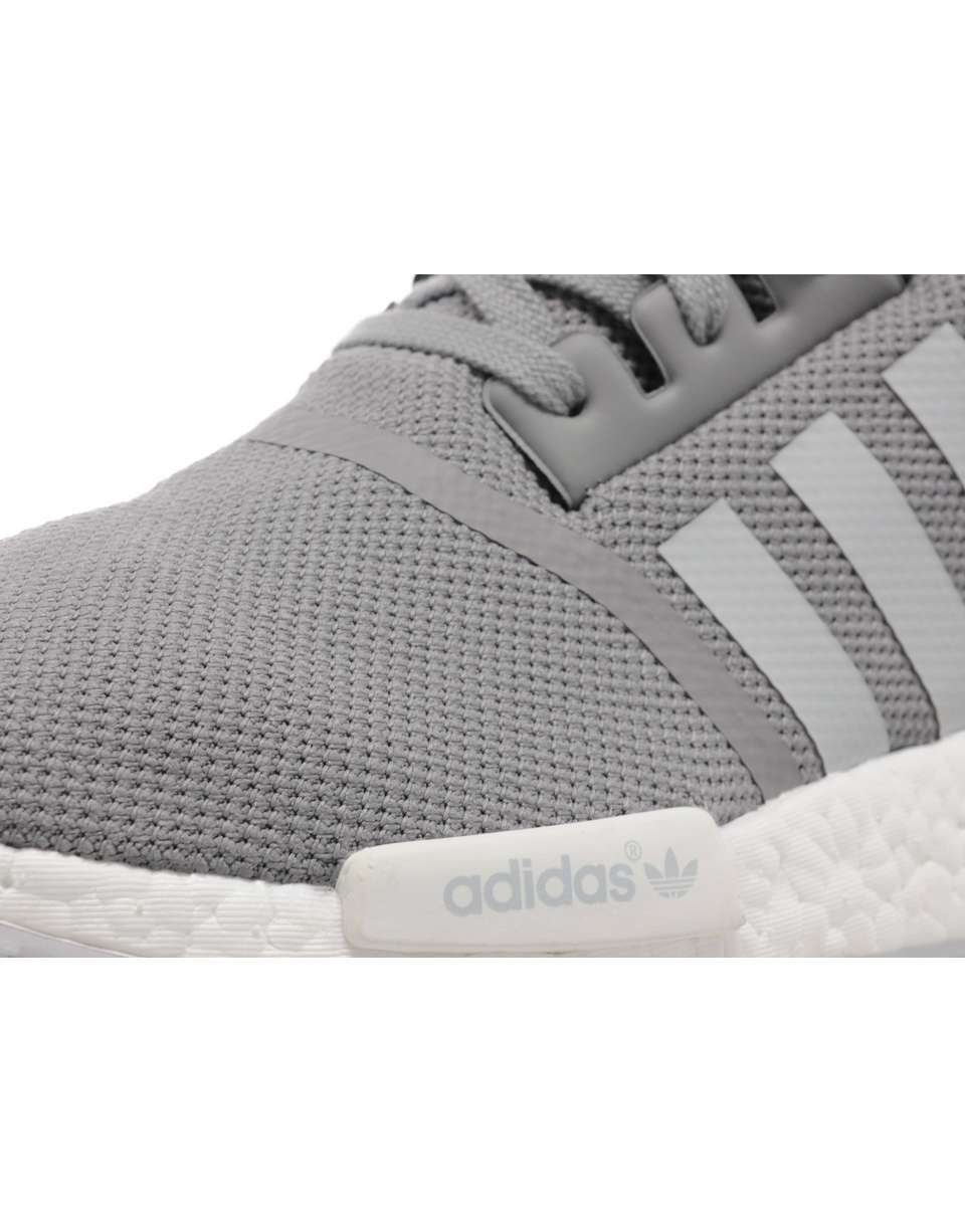 Adidas NMD_R1 GS Solid Grey — UK 3 | EU 35.5 | US 3.5 — Detail View