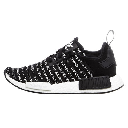 Adidas NMD_R1 Black 'Blackout-Whiteout — UK 3.5 | EU 36 | US 4 — Front View