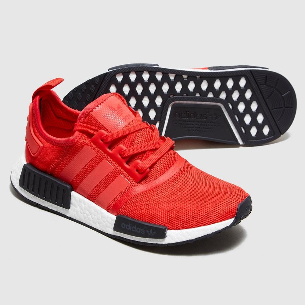 Adidas NMD_R1 Red — UK 3.5 | EU 36 | US 4 — Side View