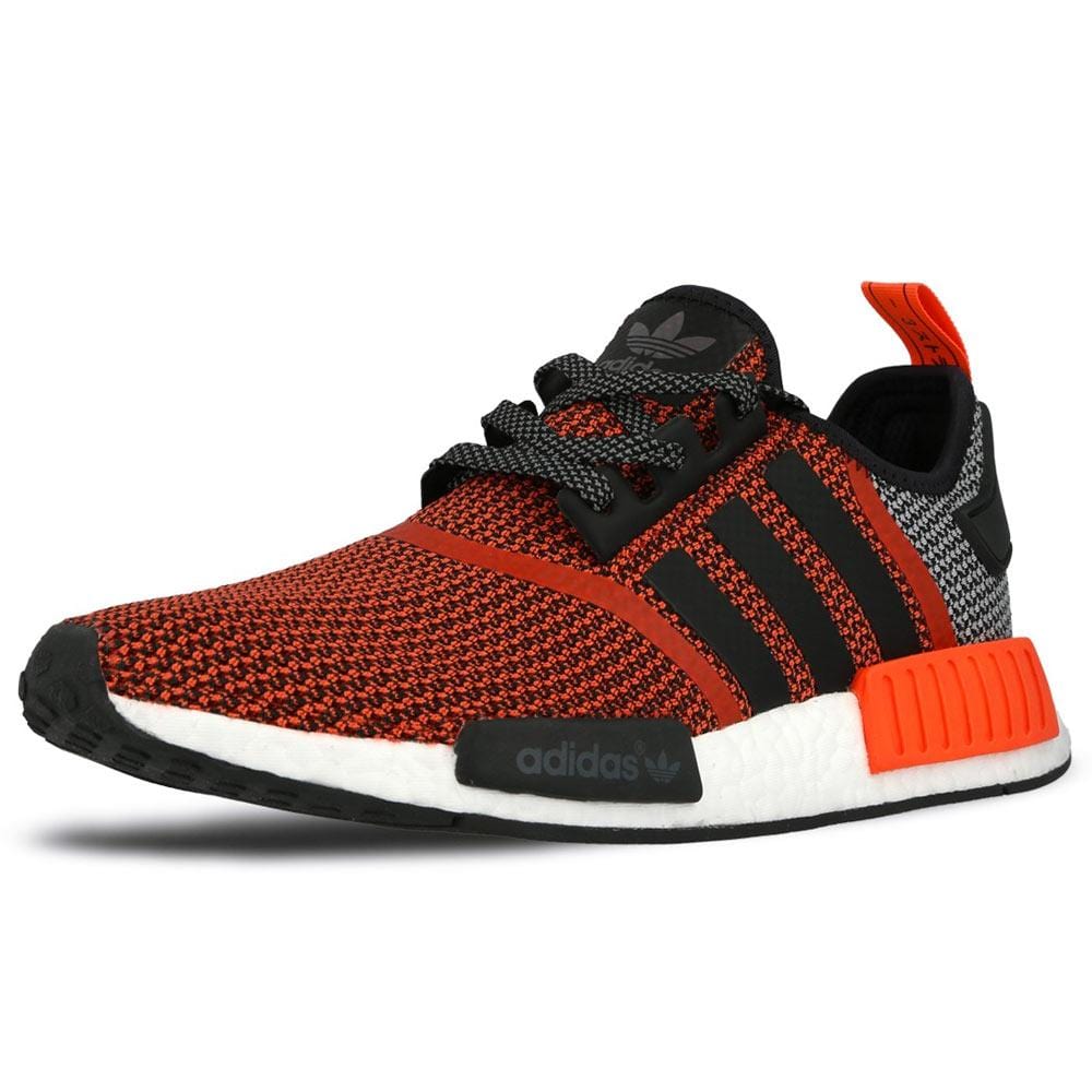 Adidas NMD R1 - Lush Red - Core Black - Running White — UK 3.5 | EU 36 | US 4 — Detail View