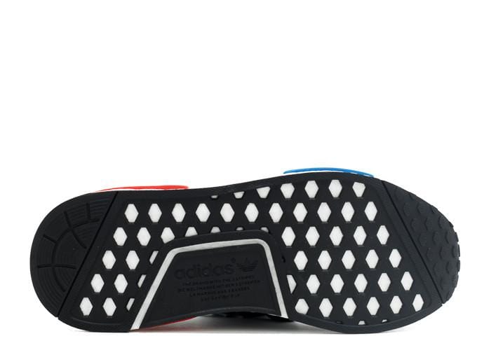 Adidas NMD Runner Primeknit Core Black-Lush Red — UK 3.5 | EU 36 | US 4 — Lifestyle View