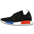 Adidas NMD Runner Primeknit Core Black-Lush Red — UK 3.5 | EU 36 | US 4 — Front View