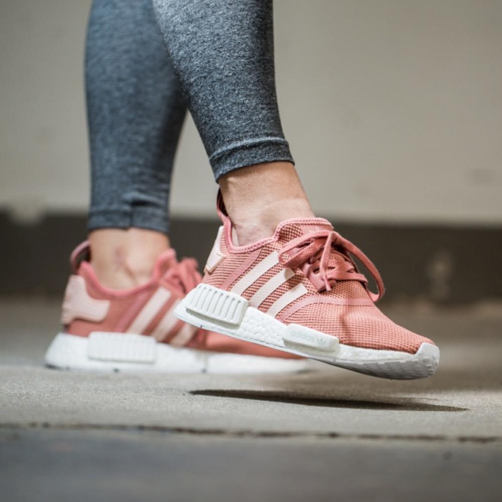 Adidas NMD_R1 W Raw Pink — UK 3.5 | EU 36 | US 4 — Lifestyle View