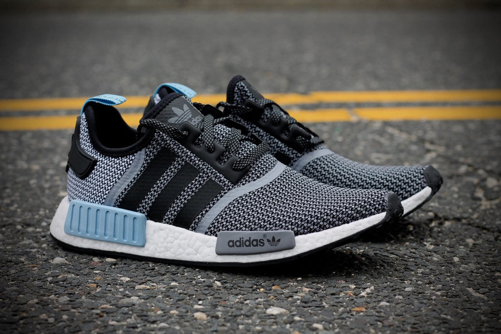Adidas NMD_R1 Runner Clear Blue — UK 3.5 | EU 36 | US 4 — Lifestyle View