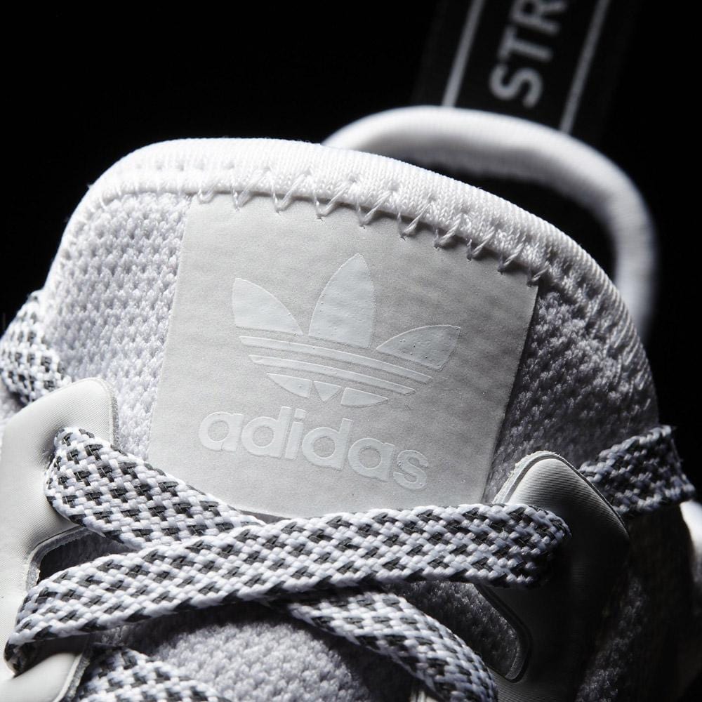 Adidas NMD_R1 Kids White-Bright Cyan — UK 3 | EU 35.5 | US 3.5 — Back View