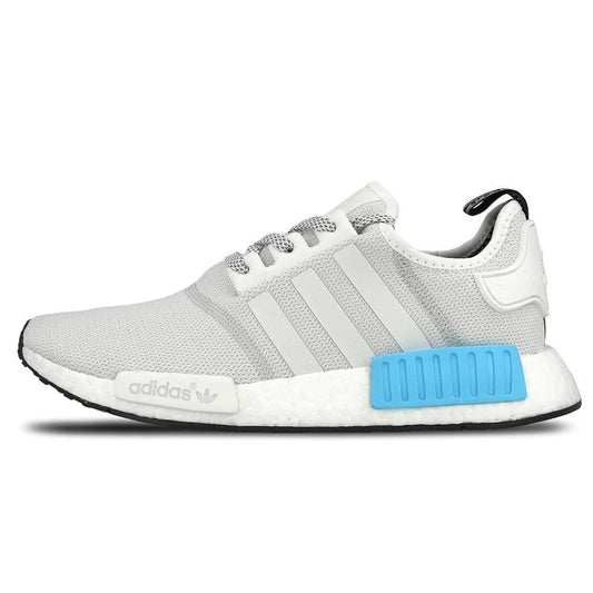 Adidas NMD_R1 Reflective White-Bright Cyan — UK 3.5 | EU 36 | US 4 — Front View