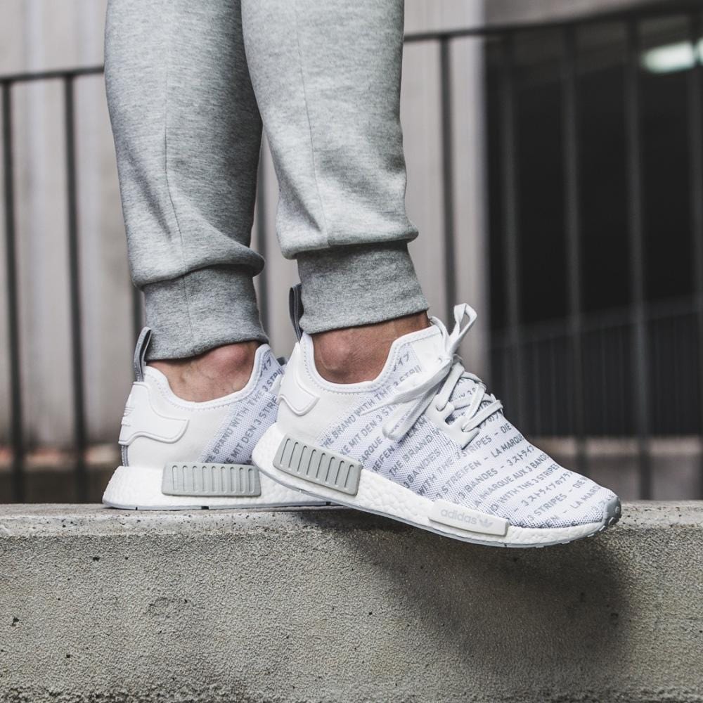 Adidas NMD_R1 White Blackout-Whiteout — UK 3.5 | EU 36 | US 4 — Alternate View 7