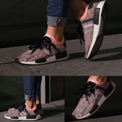 Adidas NMD_R1 W Primeknit Sun Glow — UK 3.5 | EU 36 | US 4 — Side View