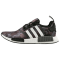Bape x Adidas NMD_R1 Black Camo — UK 3.5 | EU 36 | US 4 — Front View