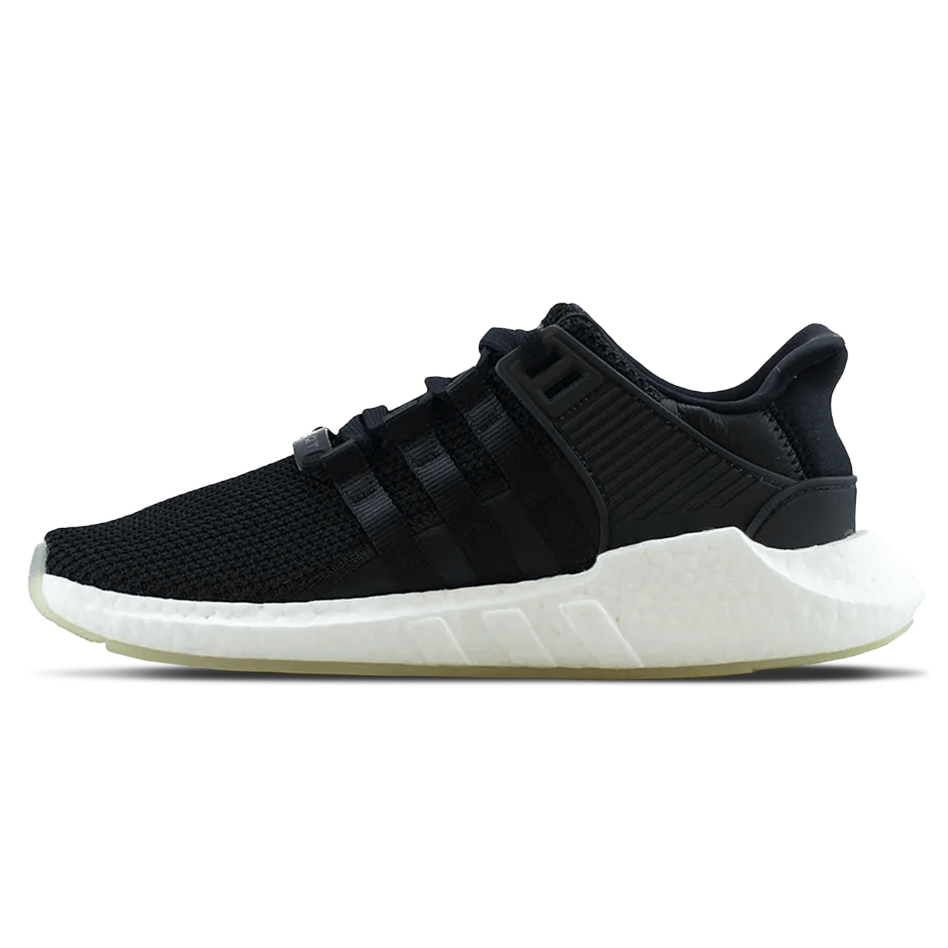 Adidas EQT Support 93/17 'Core Black' — UK 3.5 | EU 36 | US 4 — Front View