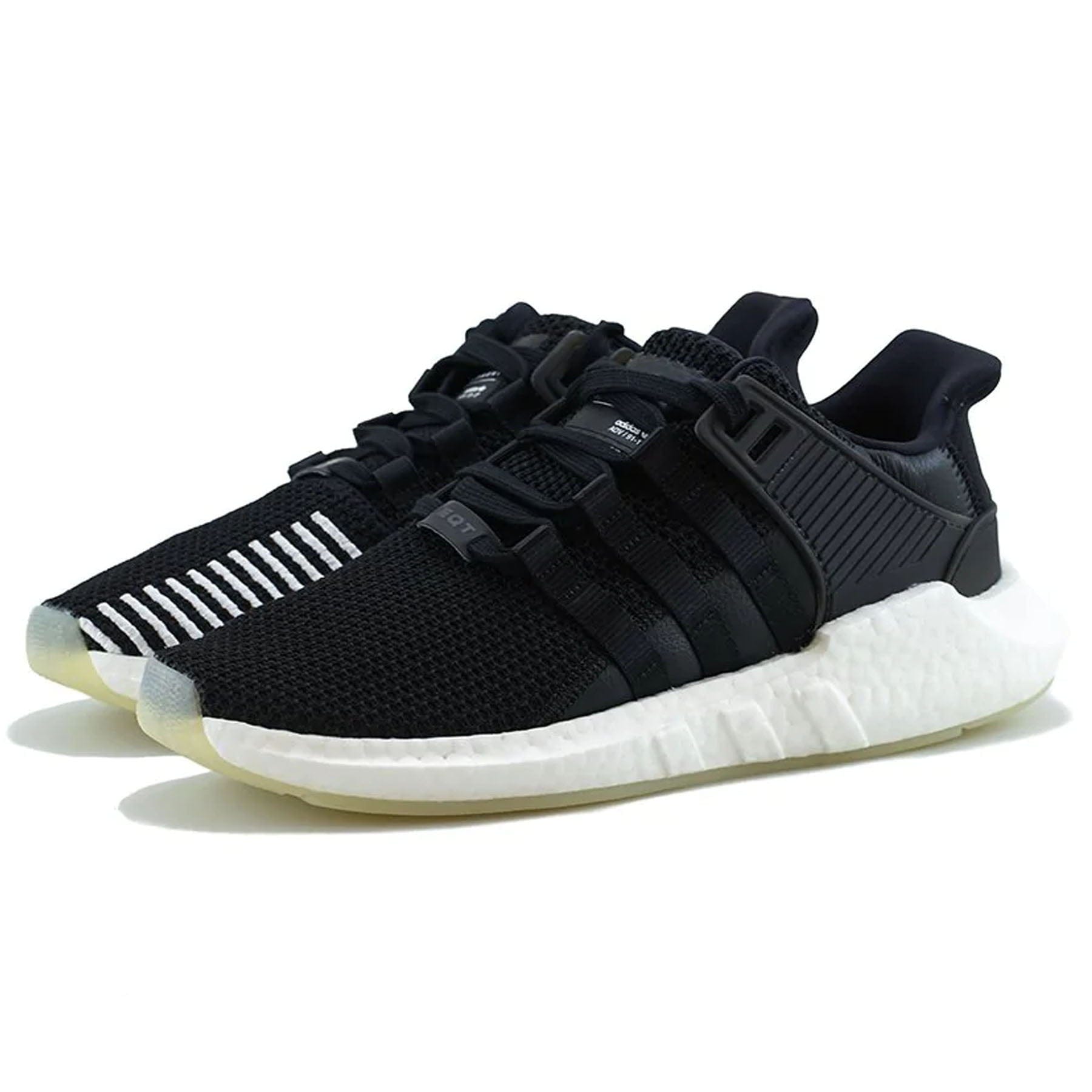 Adidas EQT Support 93/17 'Core Black' — UK 3.5 | EU 36 | US 4 — Side View