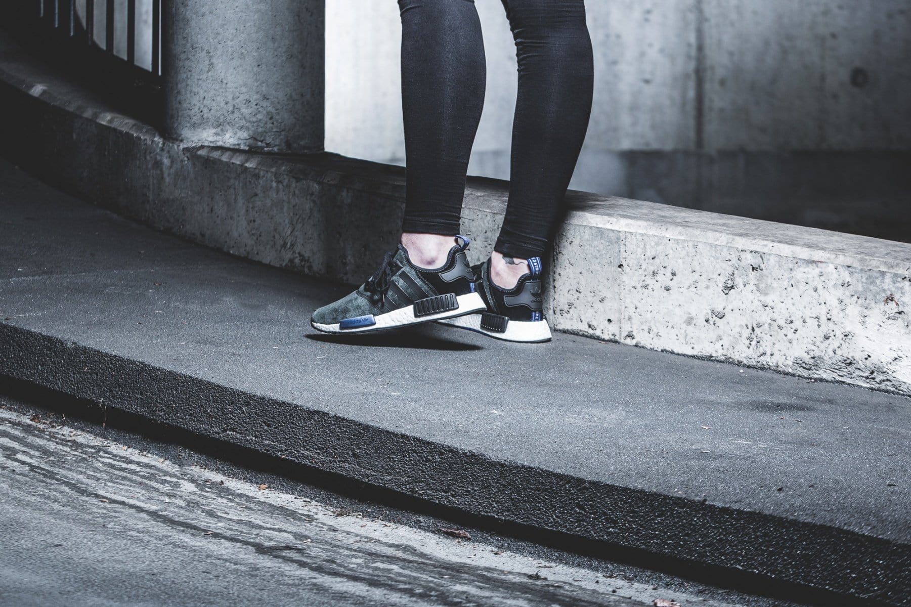 adidas NMD Runner Unisex "Core Black - Lush Ink" — UK 3.5 | EU 36 | US 4 — Side View