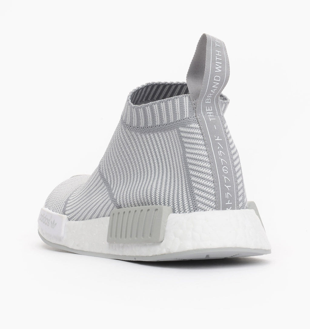 Adidas NMD_CS1 Primeknit Blackout-Whiteout — UK 3.5 | EU 36 | US 4 — Back View