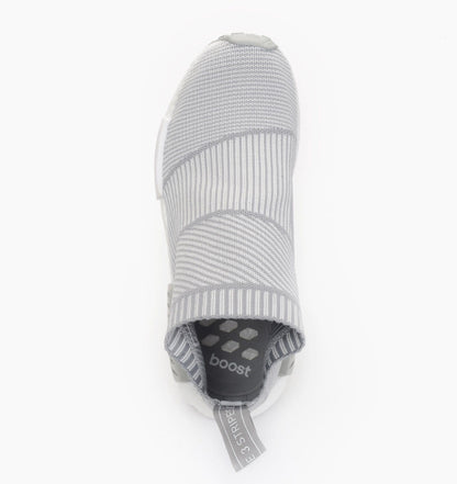 Adidas NMD_CS1 Primeknit Blackout-Whiteout — UK 3.5 | EU 36 | US 4 — Lifestyle View