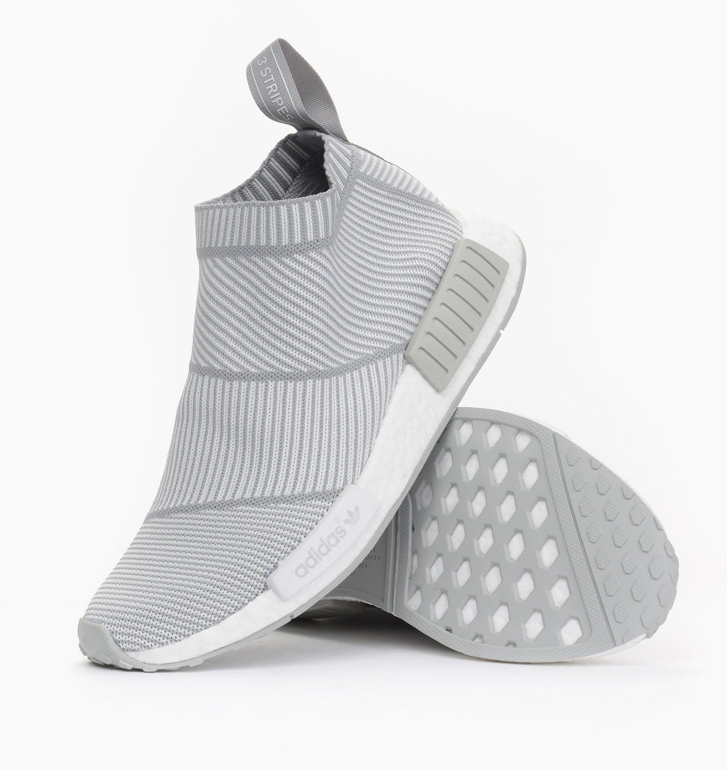 Adidas NMD_CS1 Primeknit Blackout-Whiteout — UK 3.5 | EU 36 | US 4 — Detail View