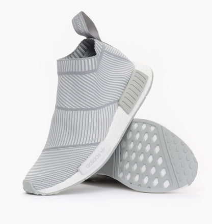 Adidas NMD_CS1 Primeknit Blackout-Whiteout — UK 3.5 | EU 36 | US 4 — Detail View