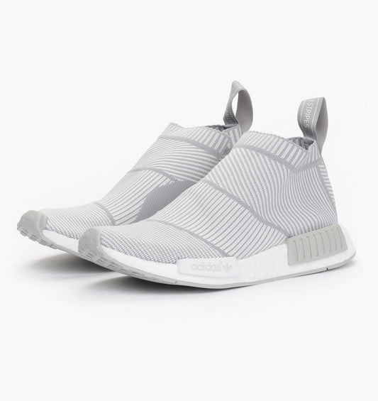 Adidas NMD_CS1 Primeknit Blackout-Whiteout — UK 3.5 | EU 36 | US 4 — Side View