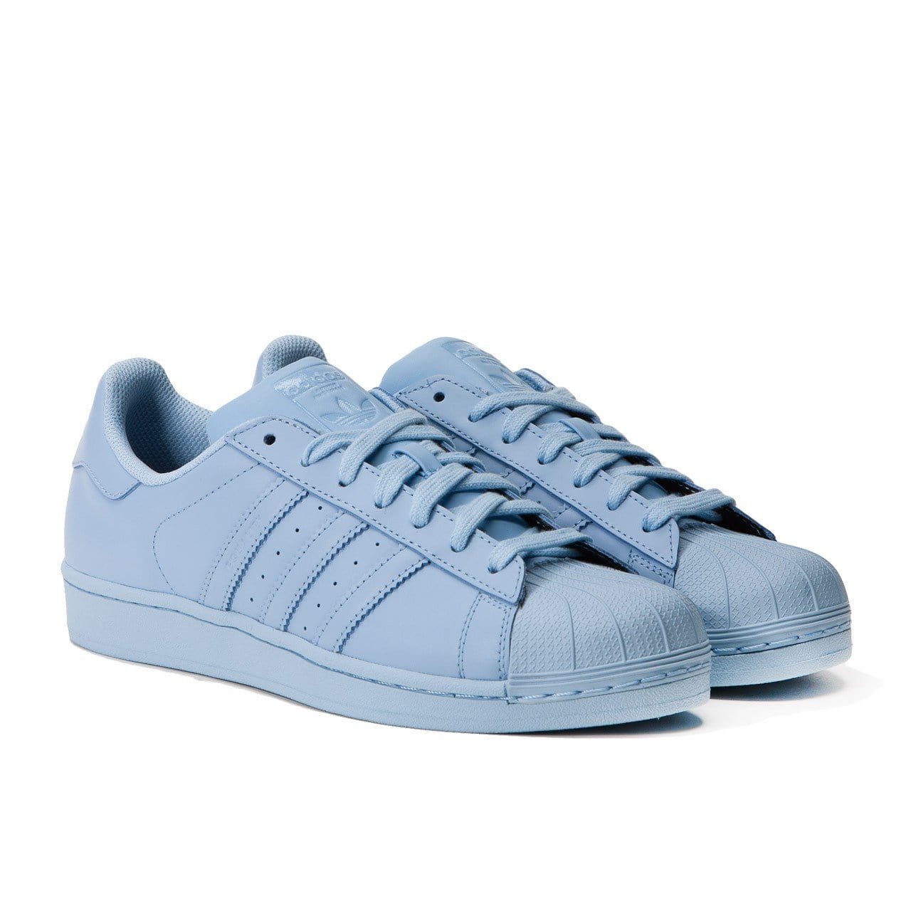 adidas Originals x Pharrell Williams Superstar 'Supercolor' Clear Sky — UK 3.5 | EU 36 | US 4 — Detail View