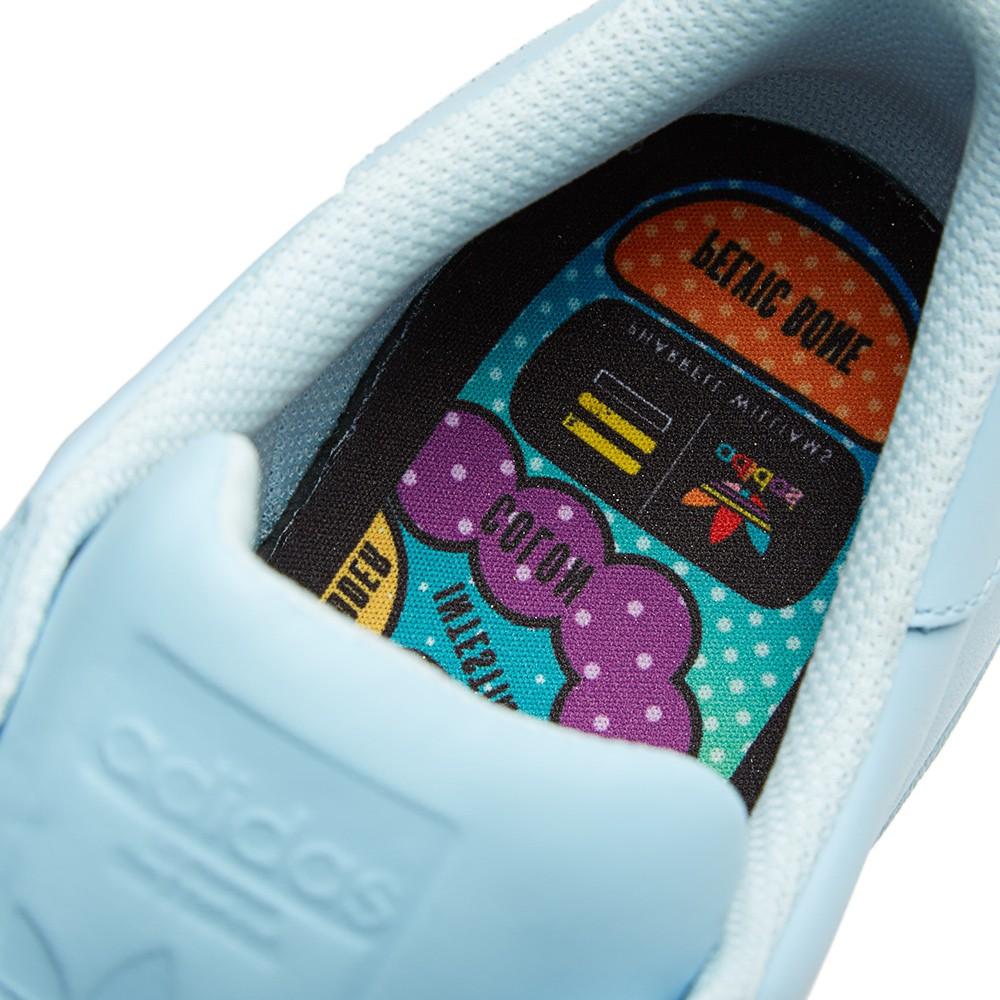 adidas Originals x Pharrell Williams Superstar 'Supercolor' Clear Sky — UK 3.5 | EU 36 | US 4 — Back View
