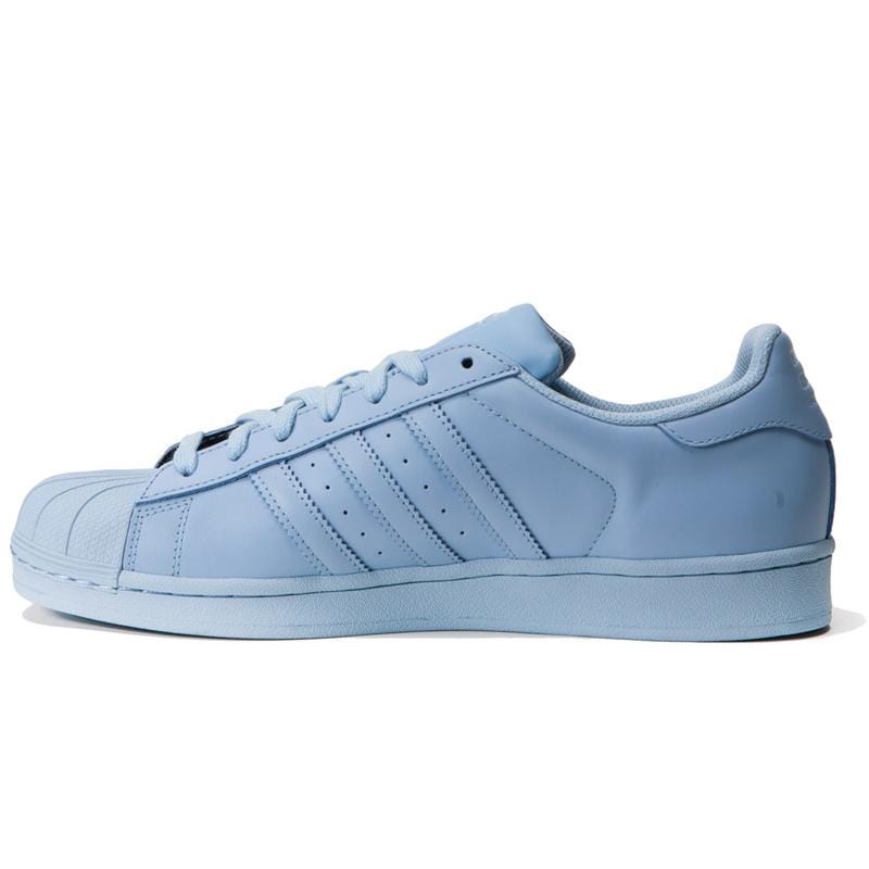 adidas Originals x Pharrell Williams Superstar 'Supercolor' Clear Sky — UK 3.5 | EU 36 | US 4 — Front View