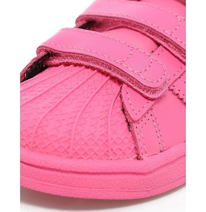 adidas Originals x Pharrell Williams Superstar 'Supercolor Pink' Infant — Back View