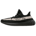 Adidas Originals Yeezy Boost 350 V2 Black-White — UK 3.5 | EU 36 | US 4 — Front View