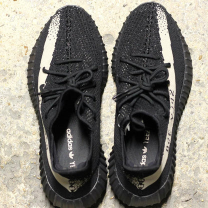 Adidas Originals Yeezy Boost 350 V2 Black-White — UK 3.5 | EU 36 | US 4 — Alternate View 9